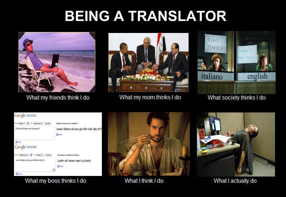 Being a translator