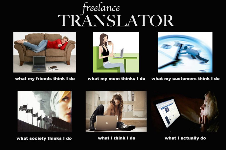 Freelance translator meme