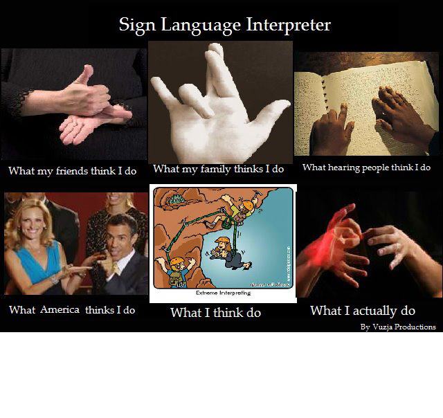Sign Language Interpreter meme