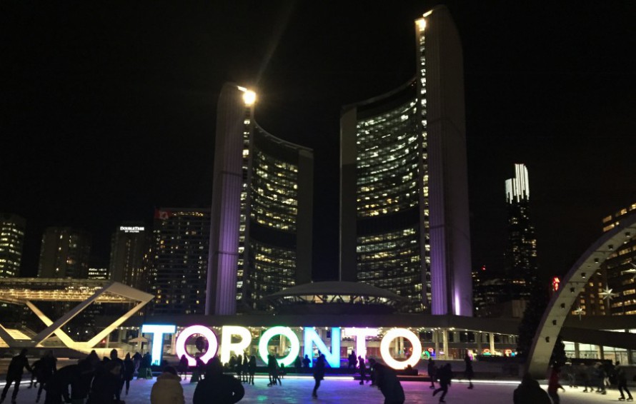 Toronto sign, TechTo January 2016, City Hall