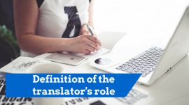 Definition of translator’s role